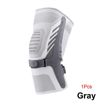 Knee Compression Sleeve - Knee Brace with Side Stabilizers & Patella Tendon Strap for Working Out, Arthritis & Meniscus Tear