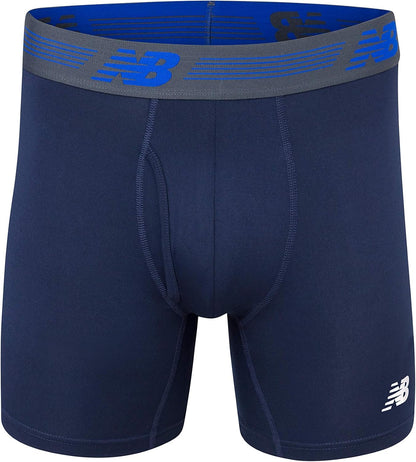 Elevate Your Comfort with Men's Performance Boxer Briefs - 3 Pack of Lightweight, Moisture-Wicking Underwear