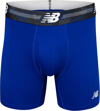 Elevate Your Comfort with Men's Performance Boxer Briefs - 3 Pack of Lightweight, Moisture-Wicking Underwear