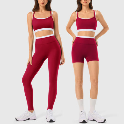 INNO MINT Women'S 2-Piece Fitted Design Activewear Set - Spandex for Gym, Soft Breathable Casual Sportswear Outfit with Seamless Yoga Leggings & Padded Sports Bra, High Stretch Athletic Wear,Sohochic