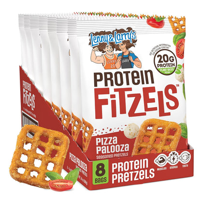 FITZELS Protein Pretzels Pizza Palooza, 20G Protein