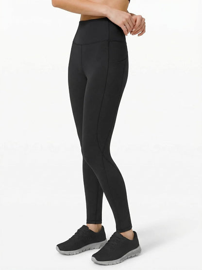 Elevate Your Workout with High Waist Yoga Pants for Women - Stylish Leggings with Pockets