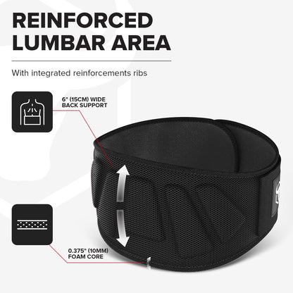 Elevate Your Lifting Game with Our 6 Inch Auto-Lock Weightlifting Belt for Ultimate Back Support and Performance
