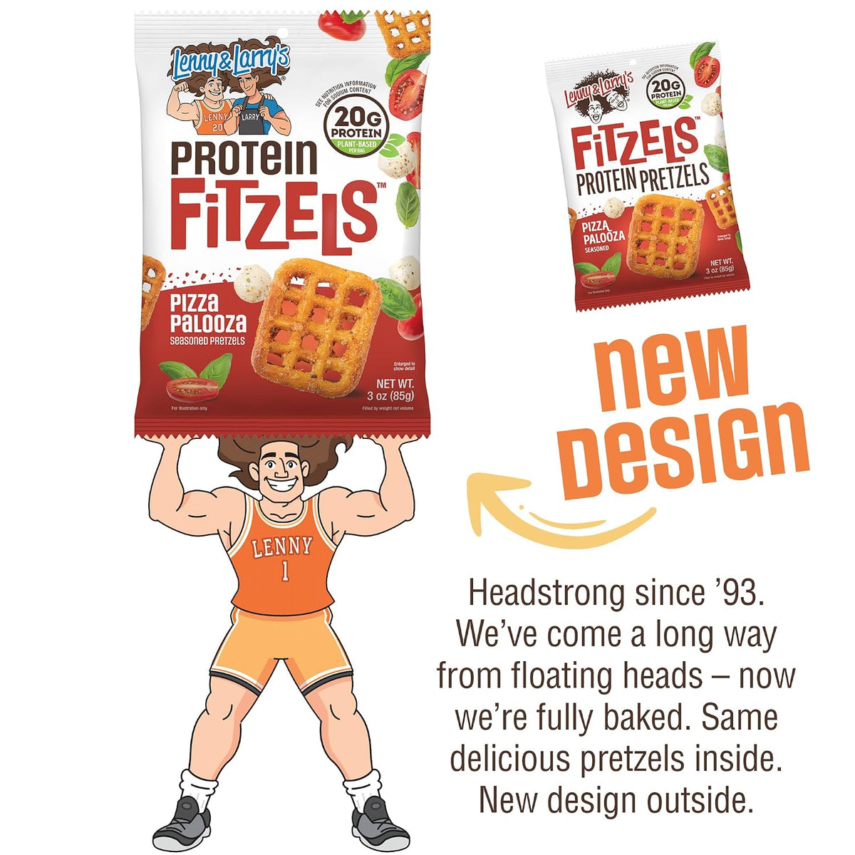 FITZELS Protein Pretzels Pizza Palooza, 20G Protein