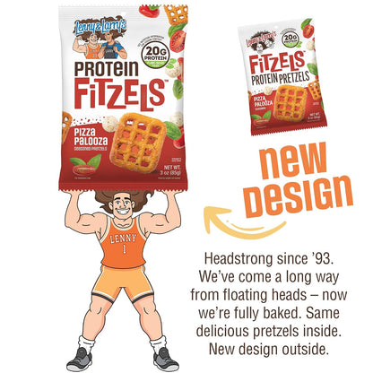 FITZELS Protein Pretzels Pizza Palooza, 20G Protein