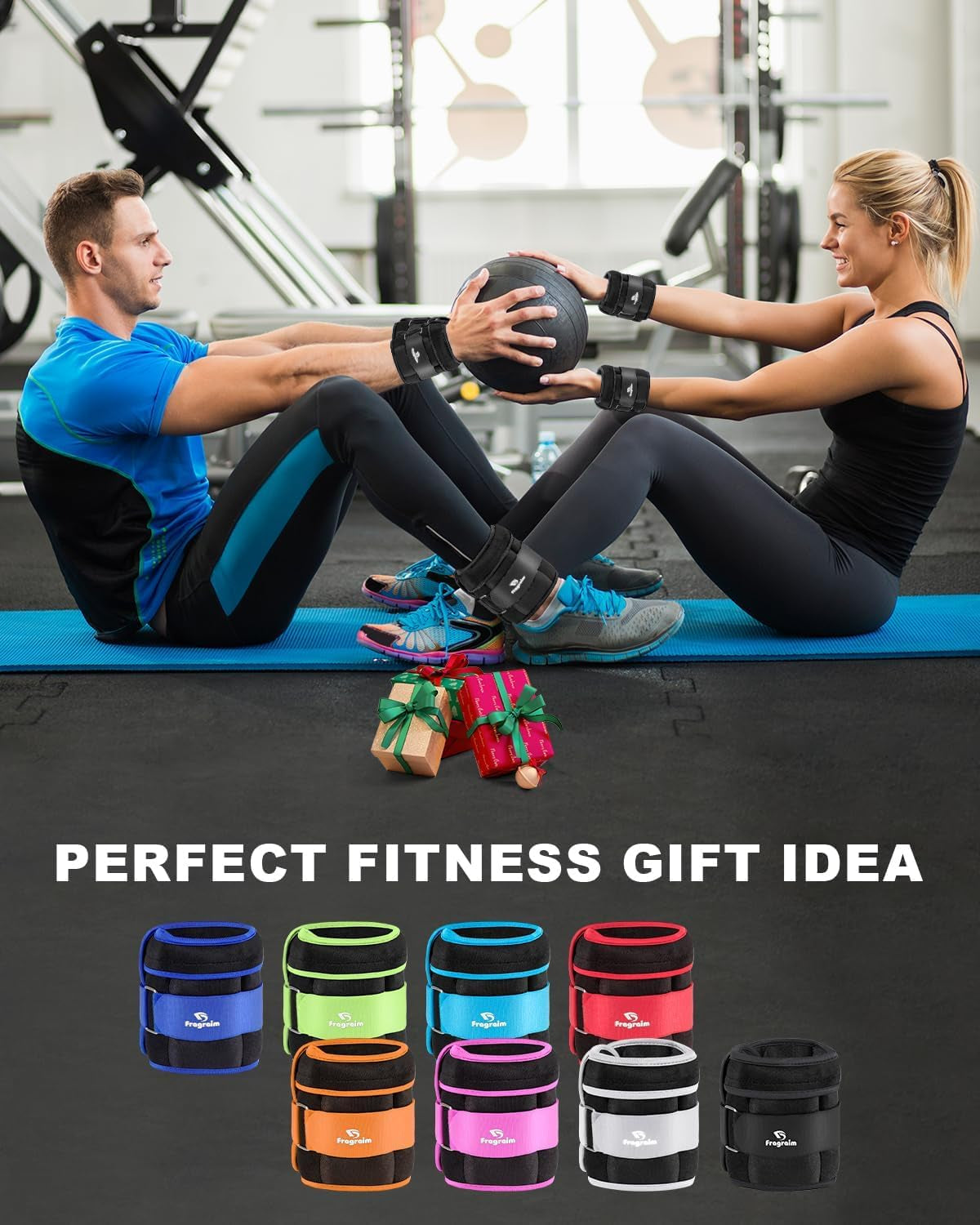 Elevate Your Workout with Adjustable Ankle Weights - 1 to 3 lbs Pair for Enhanced Toning and Strength Training