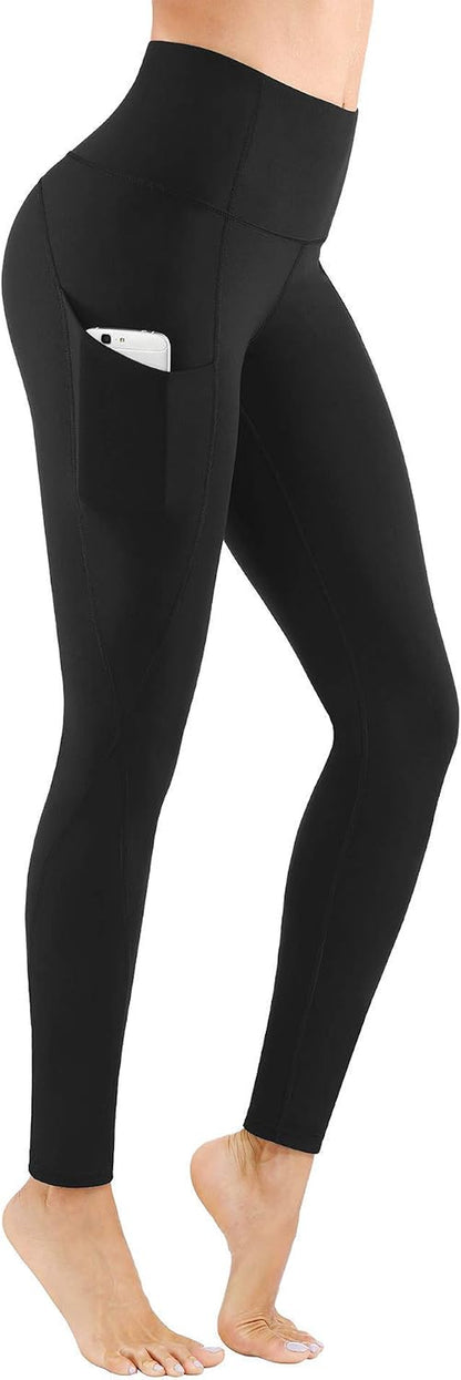 Elevate Your Workout with High Waist Yoga Pants for Women - Stylish Leggings with Pockets