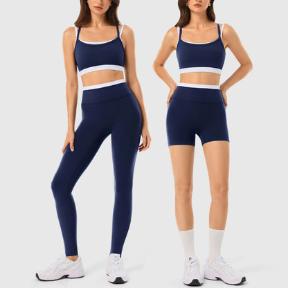 INNO MINT Women'S 2-Piece Fitted Design Activewear Set - Spandex for Gym, Soft Breathable Casual Sportswear Outfit with Seamless Yoga Leggings & Padded Sports Bra, High Stretch Athletic Wear,Sohochic