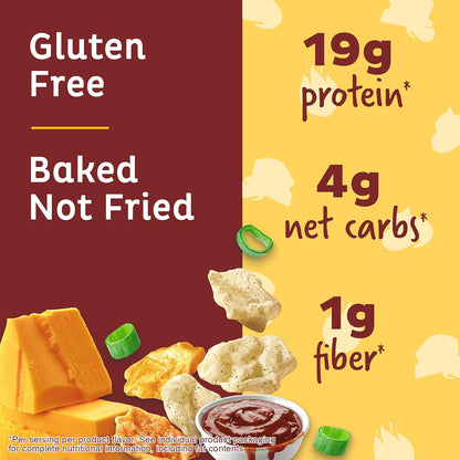 Quest Nutrition Protein Chips Variety Pack, BBQ, Cheddar & Sour Cream, Sour Cream & Onion, High Protein, Low Carb, 1.1 Oz (Pack of 12)