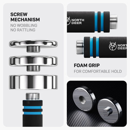 Versatile 15LB Adjustable Chrome Dumbbells for Home Workouts - Compact & Stylish Design